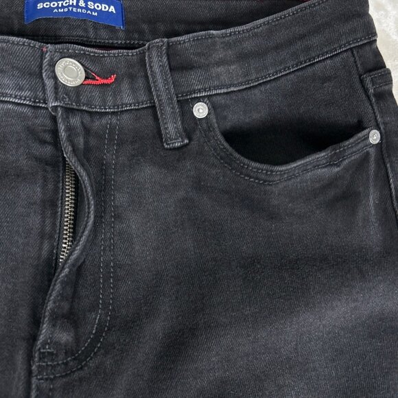 Scotch and Soda Jeans Women's High Rise Slim Straight Size 10 - Picture 8 of 13